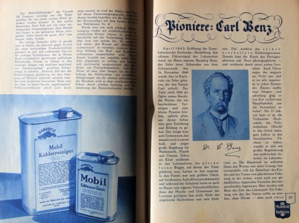 "Auto Revue" Automobil-Magazine 1938 Vienna Sphinx Gasstation (7689)